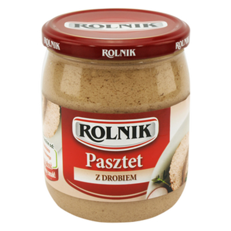 Pasztet z drobiem 480 g Rolnik